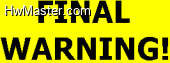 Final warning
