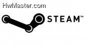 steam logo white
