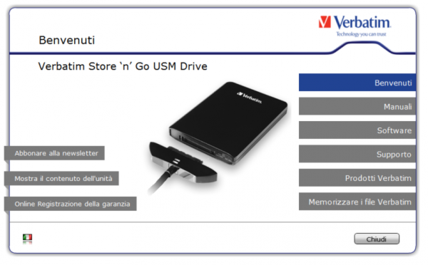 verbatim software gestione